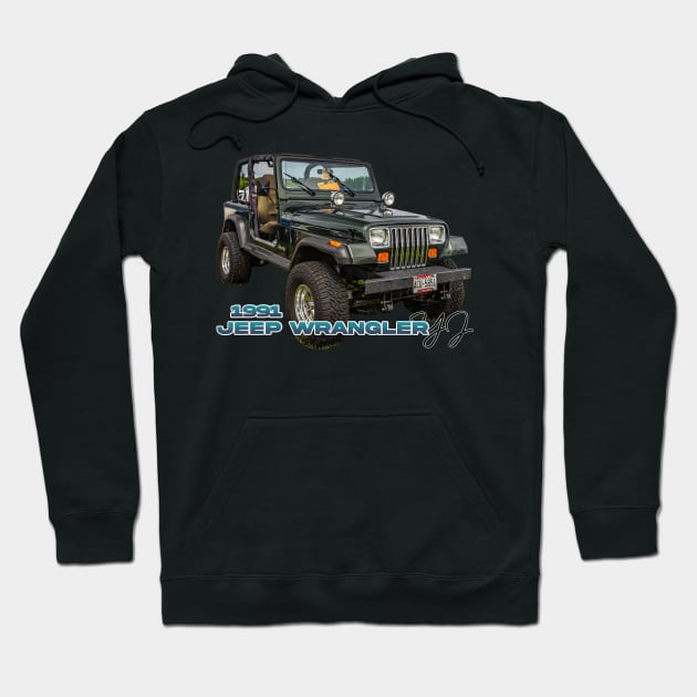 1991 Willys Wrangler YJ Hoodie by Gestalt Imagery